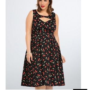 Torrid retro chic cherry dress size 20